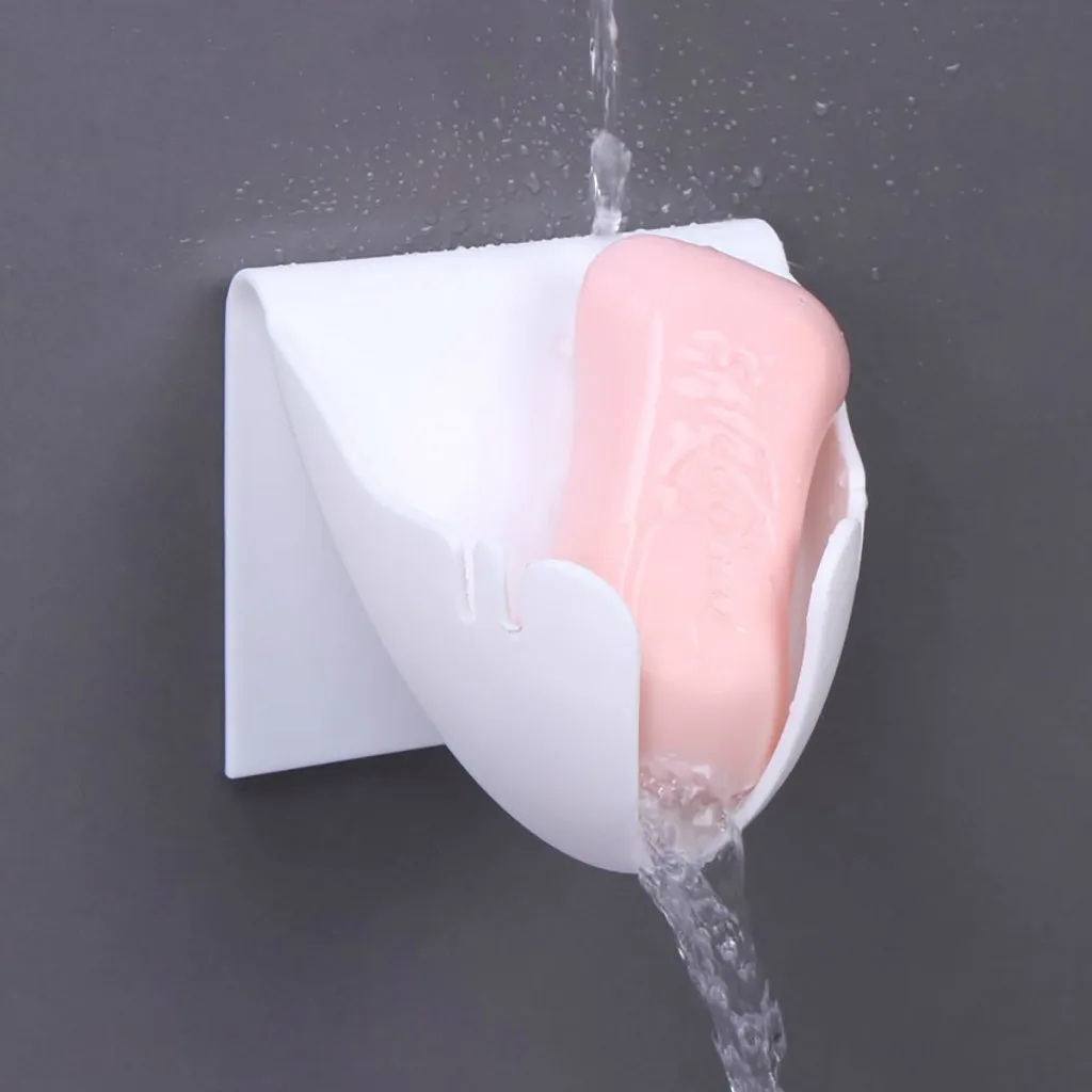 

Soap Holder box durable practicle Wall-mounted Drain Soap Holder Storage Container for Bathroom Home organizer Storage case