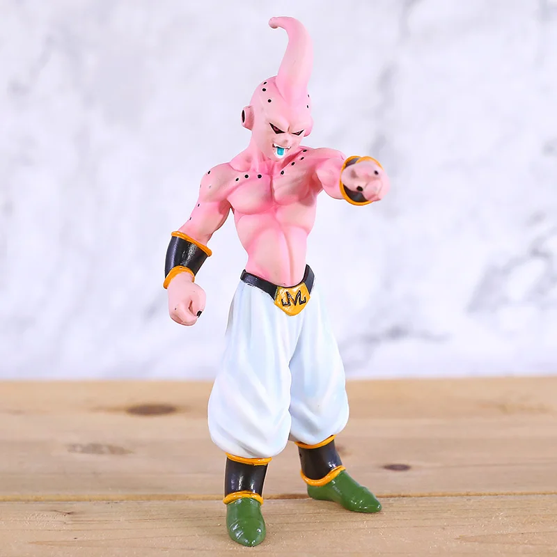 

Anime Dragon Ball Z Figure Majin Buu fling in teeth Majin Boo PVC Action Figure Model Toys Collection Gift