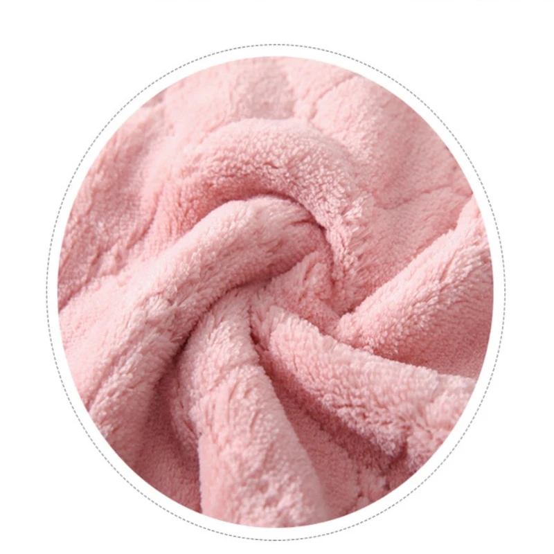 4pcs Clean Towels Microfiber Dishcloth Kitchen Accessories Double-sided Coral Fleece High Absorption Tableware Cloth Reusable