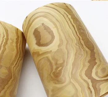 

3PCS Length:2.5Meters Width:25cm Stone Bark Wood Veneer Furniture Skin