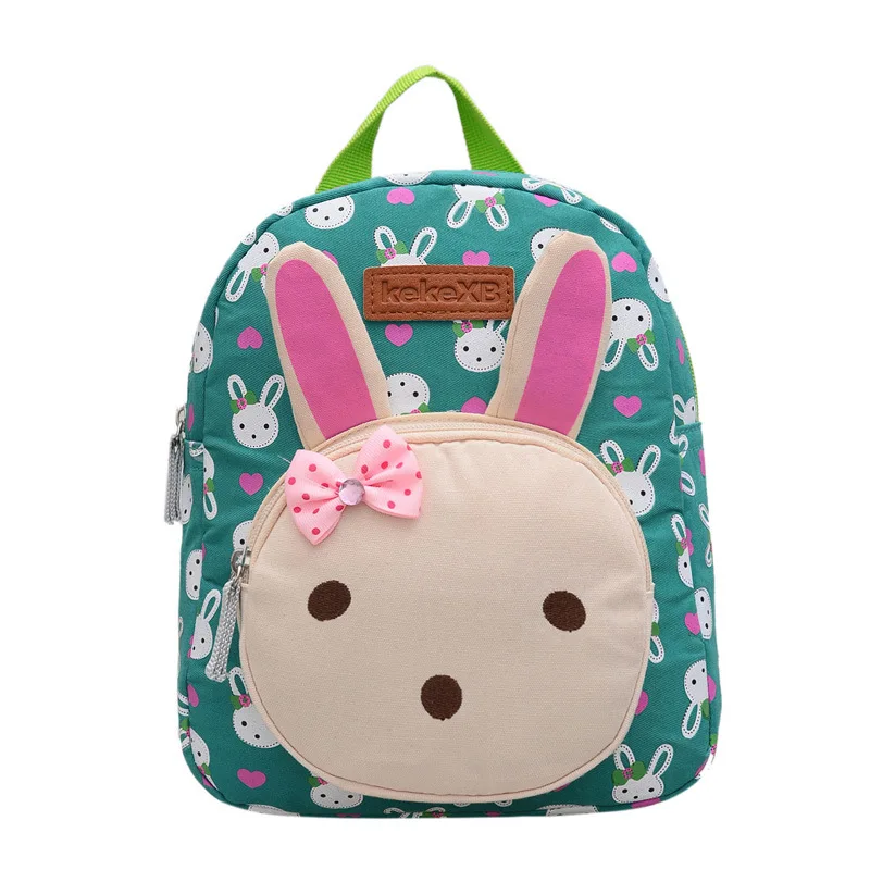 

2018 New Style Korean-style Kindergarten CHILDREN'S Cartoon Backpack Kids Canvas School Bag