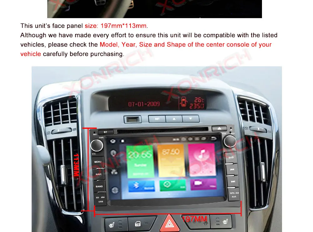 Clearance IPS DSP 4G 64G 2 Din Android 9.0 car multimedia dvd player For KIA Ceed 2009 2010 2011 2012 auto radio GPS Navigation obd2 DVR 3