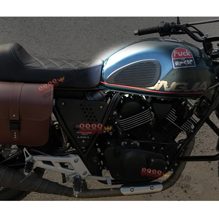 Мягкая резиновая Классическая Ретро мото Танк Накладка для honda harley softail sportster CG GN125 кафе гонщик защитная накладка на бак мотоцикла