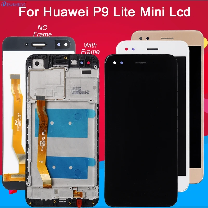 Dinamico для Huawei P9 Lite Мини ЖК дисплей сенсорный экран дигитайзер сборка 5 0 дюймов Y6 Pro