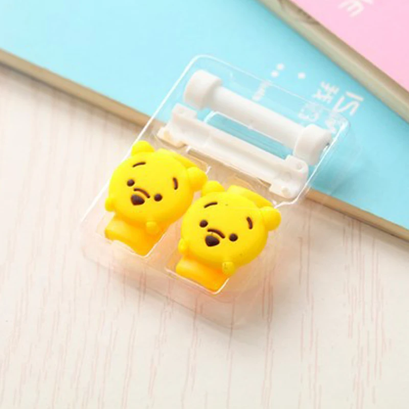 Милый мультфильм USB кабель протектор Winder для iPhone наушники линия передачи данных шнур протектор зарядное устройство провода защитный чехол провода Органайзер - Цвет: 10