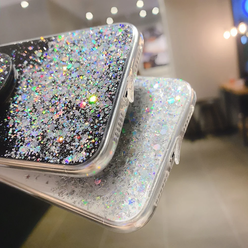 Милый блестящий чехол ТПУ для iPhone XR X XS MAX, роскошный чехол-держатель для телефона в виде макарон, чехол для iPhone 11 11 Pro MAX 8 7 6S 6 Plus, чехол
