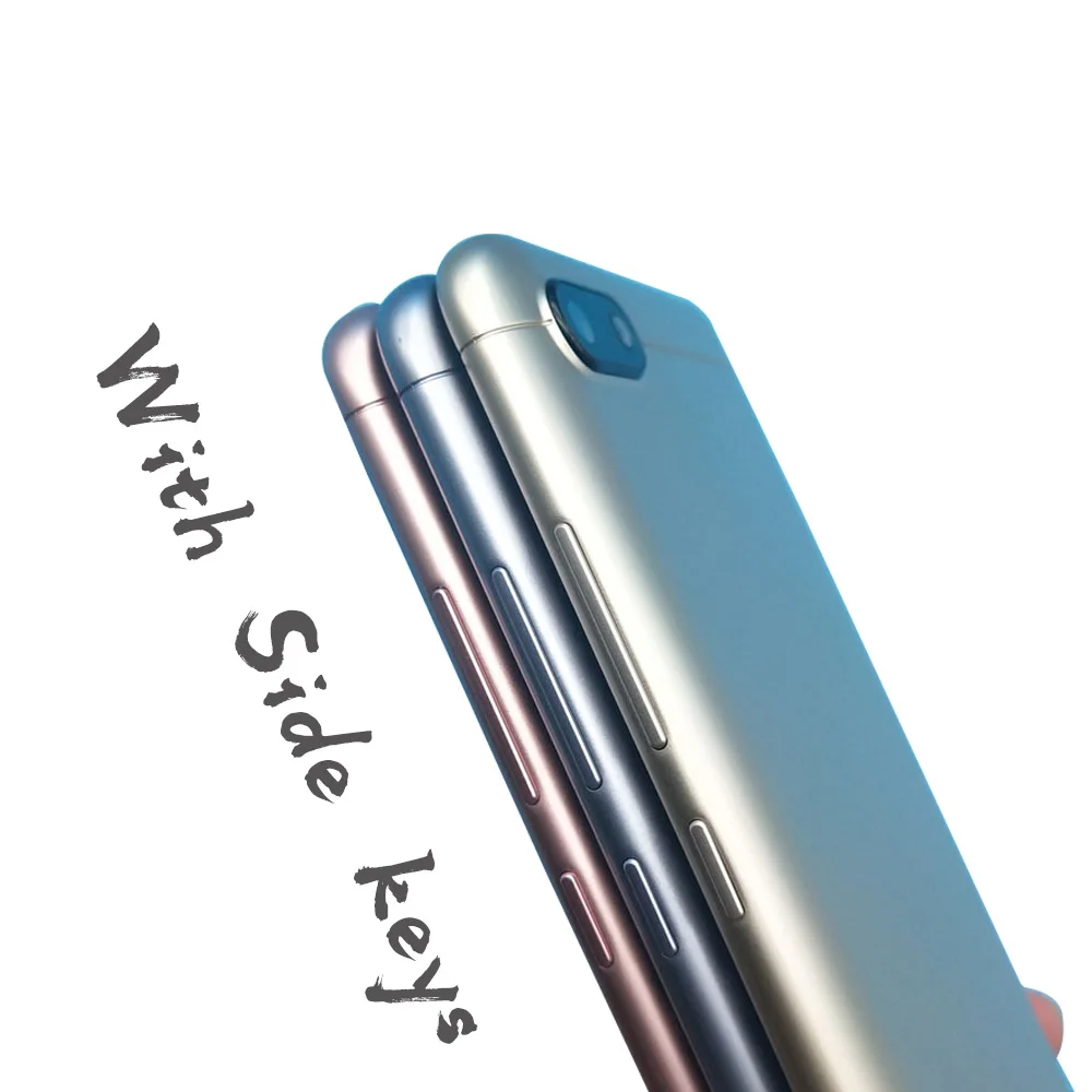 Новинка для Xiaomi Redmi 6 6A батарея задняя панель Корпус пластиковая настоящая панель+ объектив камеры+ боковые ключи запасные части
