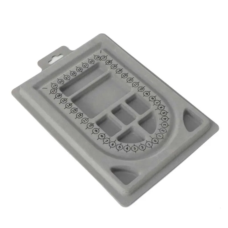 4Pcs Gray Flock Beads Tray Design Boards Kit DIY Beading Bracelet Jewelry Tools silicone mold for resin