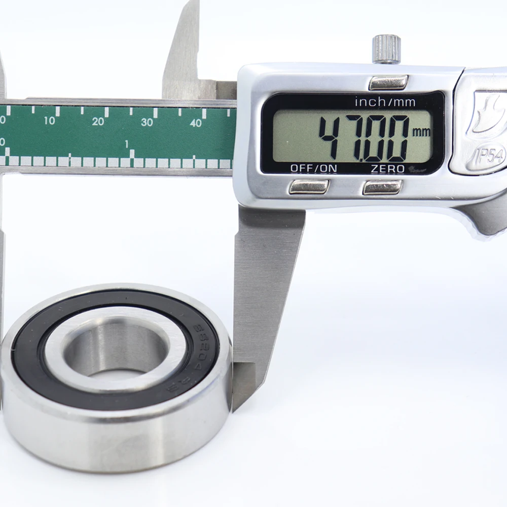 S6204RS 볼 베어링, ABEC-3 440C 스테인리스 스틸 S 6204RS 볼 베어링, 6204 스테인리스 스틸 볼 베어링, 20*47*14mm (5 개)