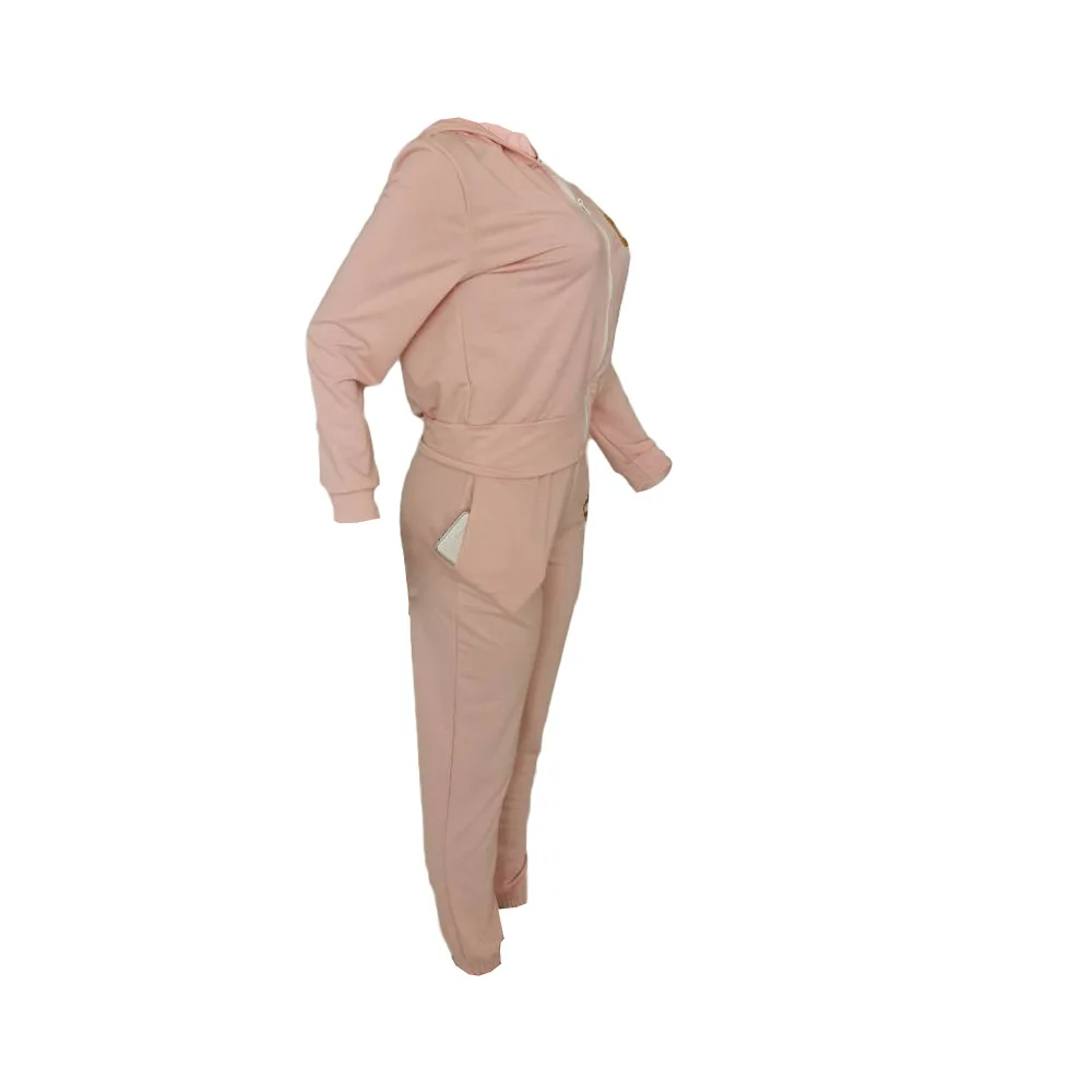 Plus Size 2 TWO PIECE SET Women Clothing Joggers Top+ Pants Tracksuit Track Suits Embroidered Sweatsuits Jogging Femme Outfits