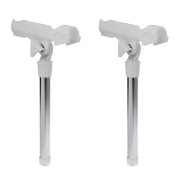 

2Pcs Fishing Outrigger Rod Holder Gunnel Rod Rack Rigger Angle Adjustable