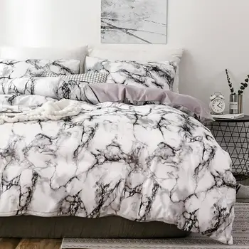 

50Marble 3D Pattern Designer Beddings and Bed Sets Twin Double Queen Quilt Duvet Cover Comforter Beding Set Luxury Beddingoutlet
