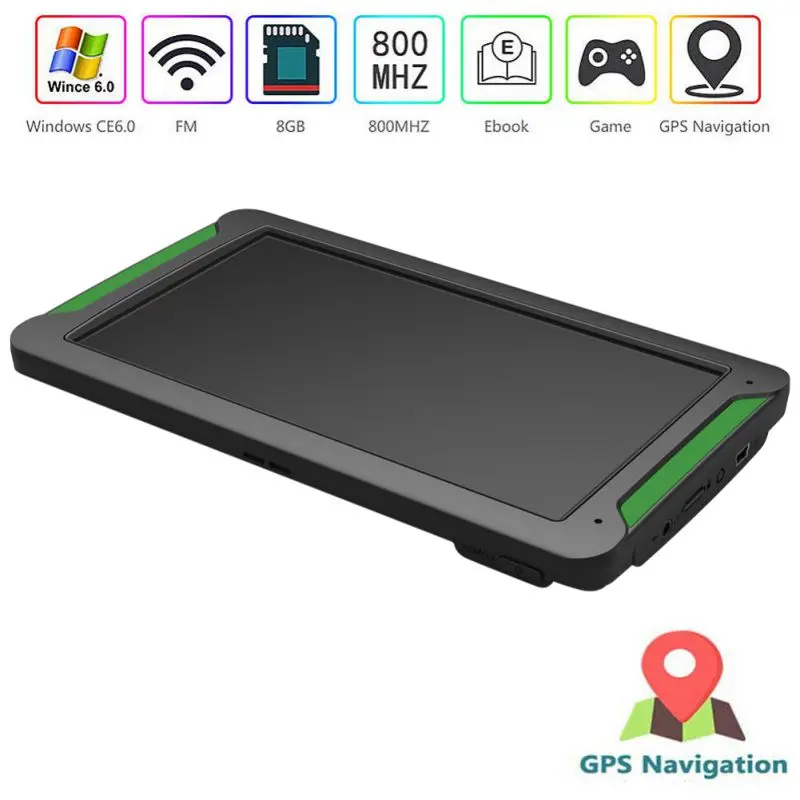 Автомобильный gps-навигатор для грузовика Free Lifetime maps 8GB 256MB Navigator Sat Nav