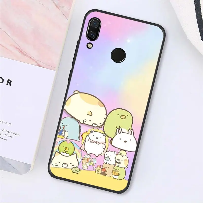 Yinuoda японский мультфильм прекрасный милый Sumikko гураши чехол для телефона для Xiaomi Redmi Note 7 5 4 Redmi 5plus 6A Note4 4X A2 A2lite