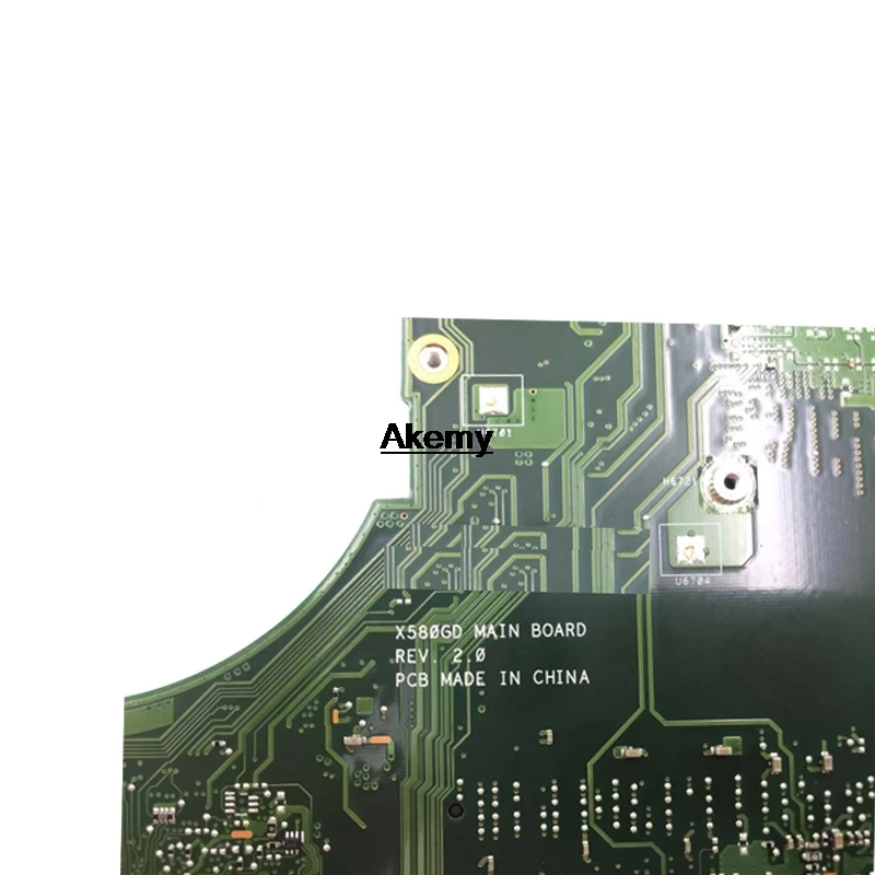 Для ASUS VivoBook Pro 15 N580G N580GD NX580G NX580GD материнская плата для ноутбука Mianboard с/GTX1050/4 GB I5-8300HQ
