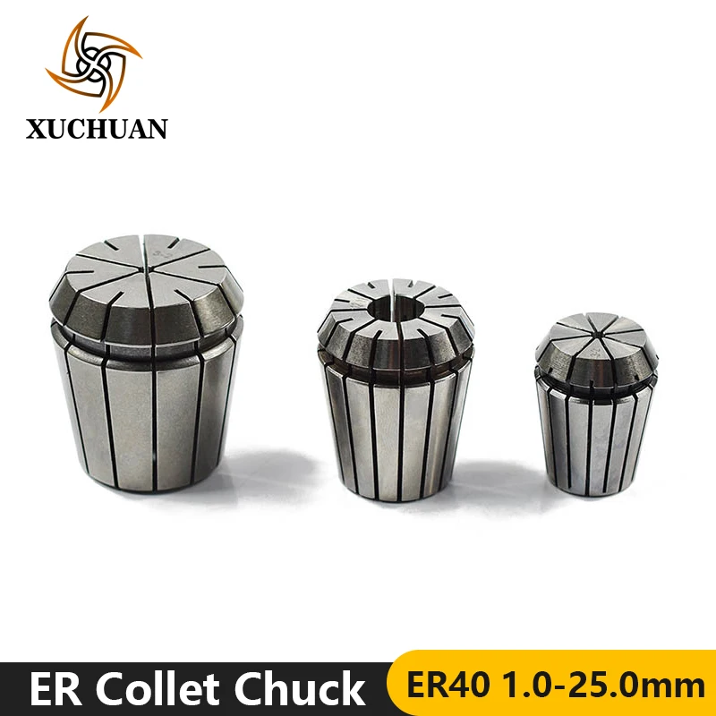

1pc ER40 4.0-25mm ER Collet Chuck Lathe Tool Holder Spring Collet Clamp