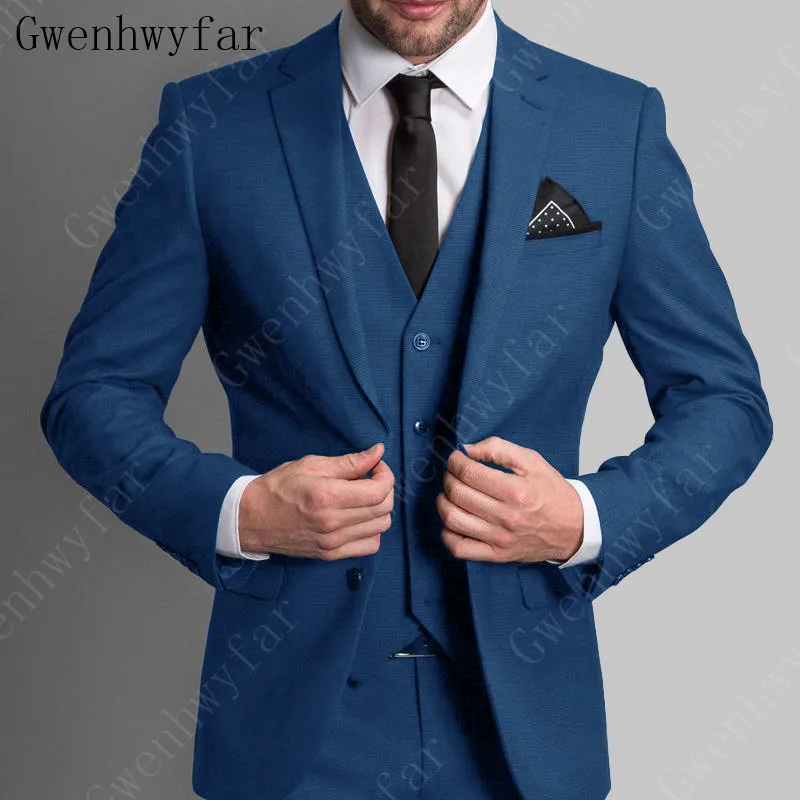 Thorndike, высокое качество, на заказ, мужской костюм Terno Masculino, мужской костюм для свадьбы, новейшая официальная деловая Мужская рабочая одежда, 3 предмета