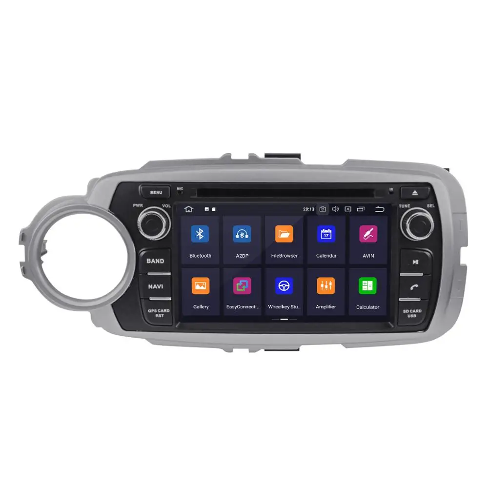 DSP ips Android 9 2 DIN экран автомобиля gps-навигация, dvd-плеер радио для Toyota Yaris 2012- воспроизводитель Мультимедиа Радио