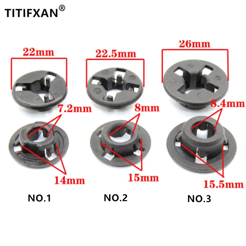 2PCS Car engine cover support rod iron fixed base plastic fastener clip for Toyota Jinbei BYD | Автомобили и мотоциклы