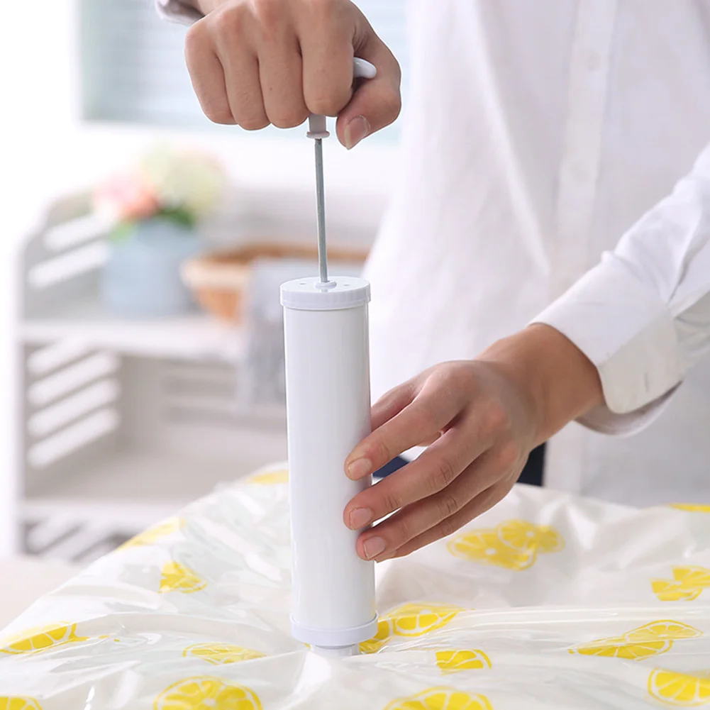 11pcs/set Clothes Organizer Home Storage Bags With Hand Pump Vacuum Compressed Space Saving Seal Cotton Quilt Wardrobe Clothing