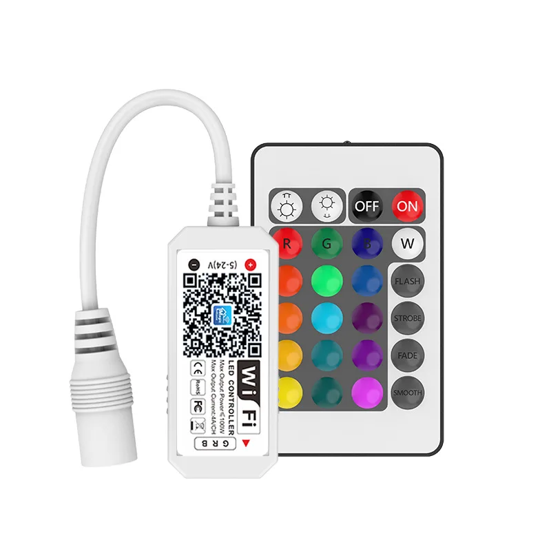 

12V 24V LED Strip WIFI RGB RGBW Controller Android IOS APP Bluetooth-compatible Magic Home IR Control For RGB RGBW LED strip