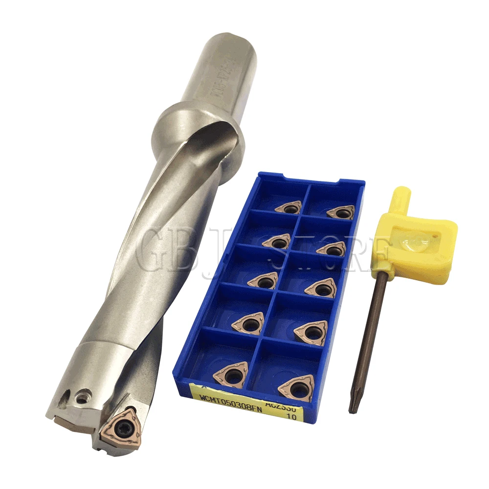 U drill Bits 24.5mm Diameter 0.96inch Depth 4inch Indexable Machinery