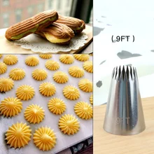 # 9FT Große Icing Friedliche Düsen Russische Düsen Gebäck Tipps Cookies Kuchen Dekorieren Werkzeuge Tipps Cream Fondant Gebäck Düsen