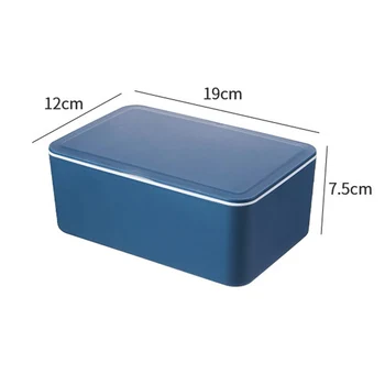 

Multifunctional Dustproof Tissue Storage Box Case Wet Wipes Dispenser Holder with Lid for Face Cover DC156