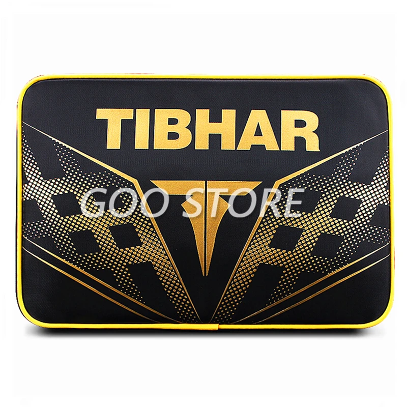 

TIBHAR Table Tennis Rackets Bag new Double layer square for training professional blade bat paddle ping pong case set
