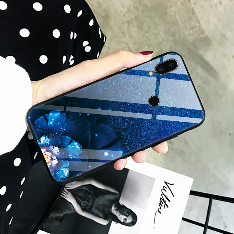 Закаленного стекла Чехол для Meizu Note 9 чехол жесткий пластиковый цветной чехол для Meizu Note 9 чехол-бампер для телефона Capas Note9 M9 Note