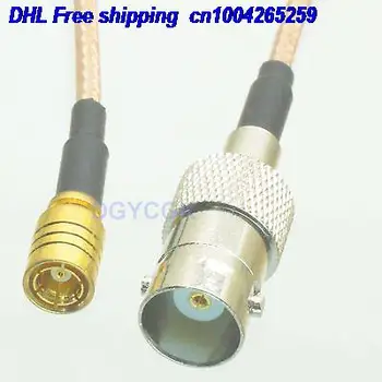 

DHL 50pcs BNC female jack to SMB female jack straight RG316 Jumper pigtail 6" cable 22j