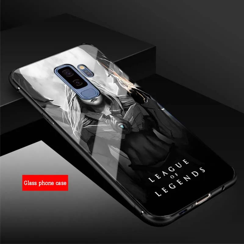 Лига Легенд для Samsung Galaxy S8 S9 S10 плюс A6 A6S A8 A7 J6 J8 нут 8 9 Tempered Стекло чехол для телефона