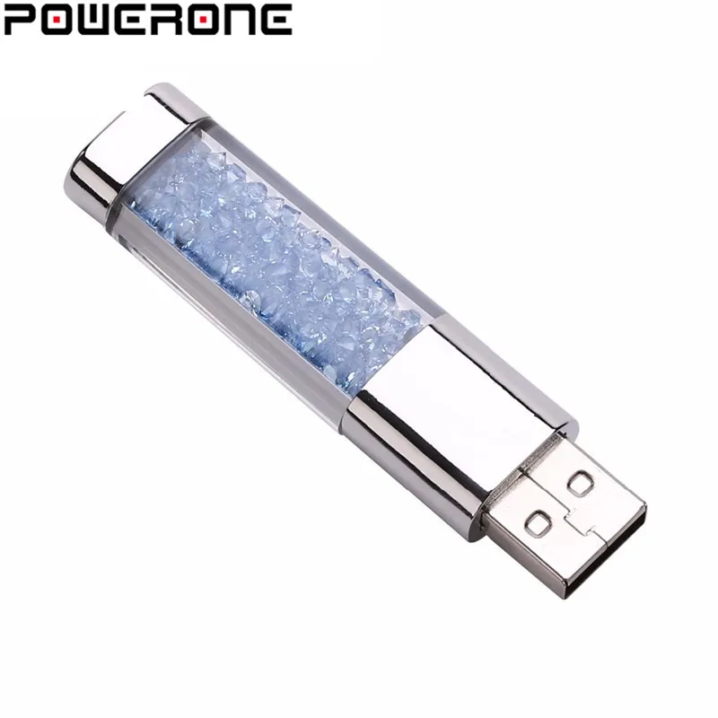 Металлический USB флеш накопитель POWERONE 4 ГБ 8 16 32 64 ГБ|USB флэш-накопители| |