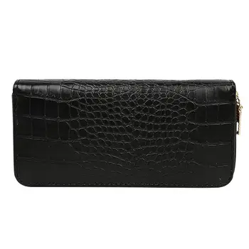 

Women's Ladies Bag Long Wallet Zipper Stone Pattern Clutch Fashion Office Wild Retro Simple Temperament zipper Popular