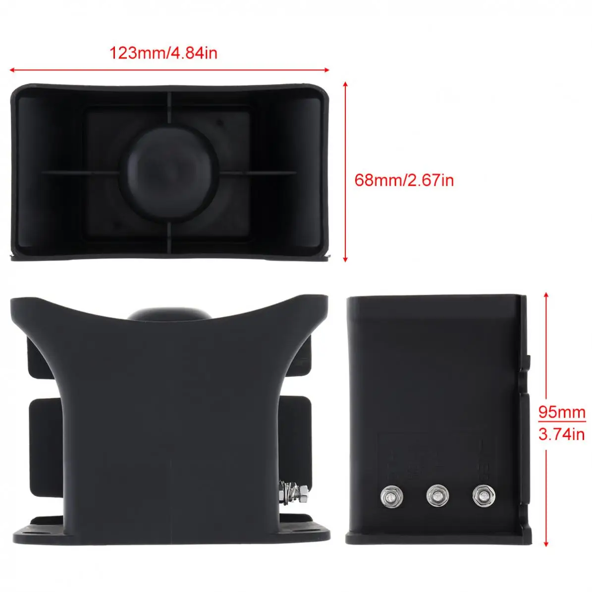 12 V-24 V 30W 110dB автомобиля заднего хода Buzzer с резервным копированием сигнализации Водонепроницаемый подходит для автомобиля, грузовика, транспортного средства