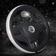 Алмазные Автомобильные Чехлы На Рули, стразы, Кристалл, автомобильный ремень на руль, ремень на плечо, аксессуары для руля