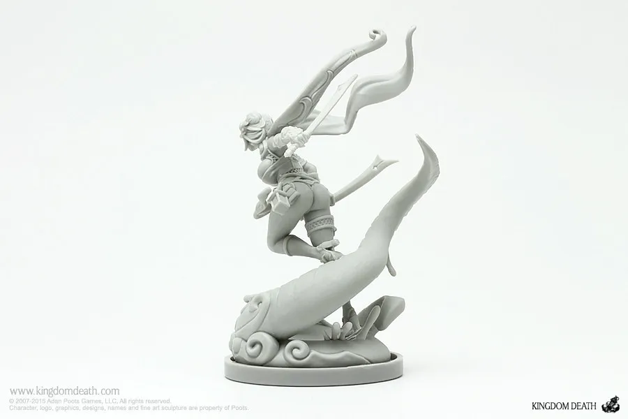 [Loong Way Miniatures] Kingdom Death Pinup Warrior of the Sun 35 мм
