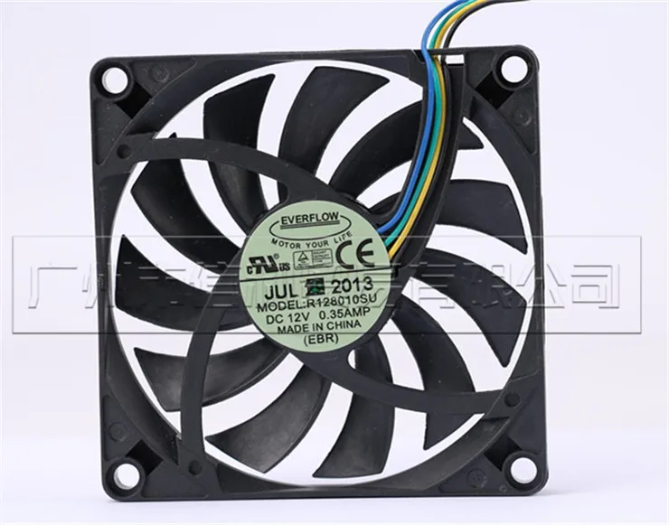Вентилятор охлаждения сервера Everflow R128010SU 12 В постоянного тока 0 35 А 80x80x10 мм 4