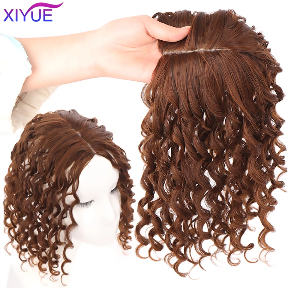 Top Toupee Hair Extensions | Hair Piece Top | Hair Piece Black White -  Synthetic Bangs(for White) - Aliexpress