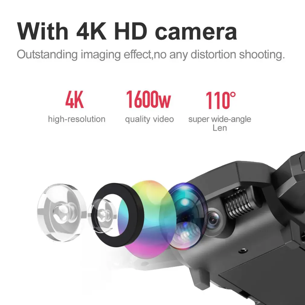 LF609 2,4G Wifi FPV Радиоуправляемый Дрон с камерой 0.3MP/2.0MP бесщеточный Радиоуправляемый квадрокоптер RTF складной 3D флип удерживающий головной убор дропшиппинг