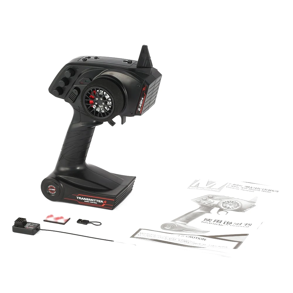 

Hot 1pcs AUSTAR AX5S 2.4G 3CH AFHS Radio Remote Control Transmitter & Receiver Anti-jamming for RC Car Boat
