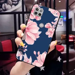Elegant 3D Embossed Floral Soft Silicone TPU Phone Cover for Moto G20 (1)