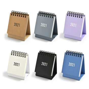 

2021 Simple Daily Practical Mini Desktop Calendars Office Home Planner Supplies 77HA