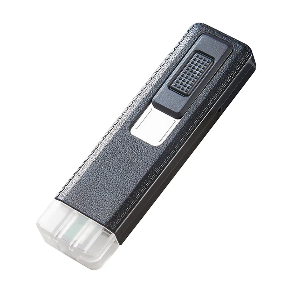 Черный Сигареты электрические USB батарея аккумуляторная беспламенная Коллекционная Зажигалка для сигарет свечи Особенности USB быстрая зарядка. y - Цвет: Черный