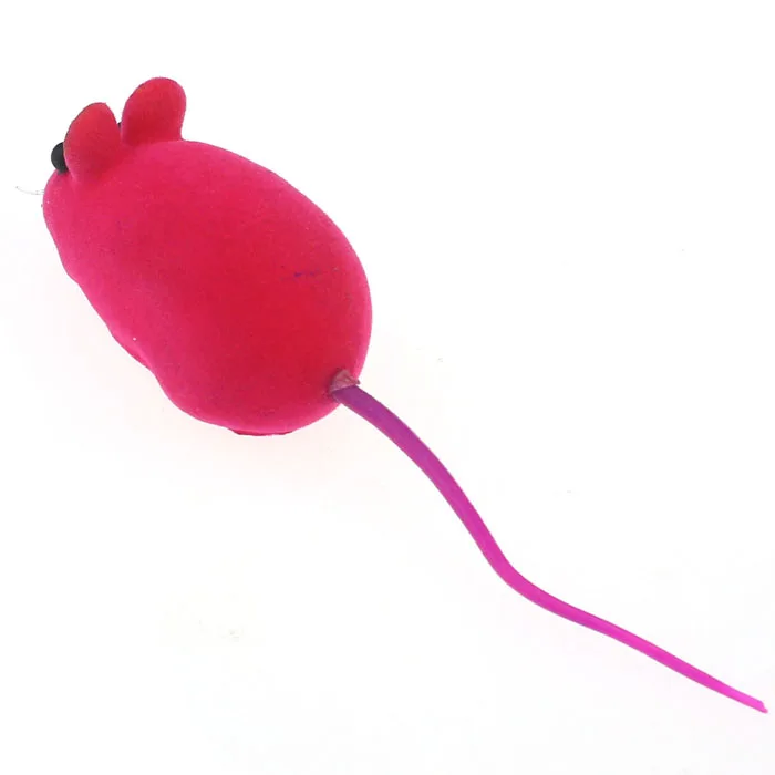 Игрушка для кошек, котят, домашних животных, ложная мышь, крыса, писк, звук, забавная виниловая вокальная мышь из флока, развивающие игрушки и хобби