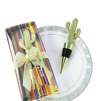 

Cactus Shape Red Wine Champagne Wine Bottle Stopper Valentines Wedding Gifts