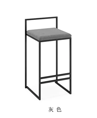 65cm seat height C Скандинавские барные стулья модный современный минималистичный барный высокий барный стул Домашний Персональный барный стул Креативный дизайн стул 66 см высота сиденья - Цвет: 65cm seat height C