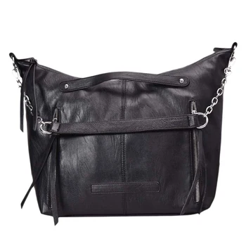 

Women Handbag Large Capacity Ladies Shoulder Bag Motorcycle Bag Pu Leather Crossbody Bags Big Totes