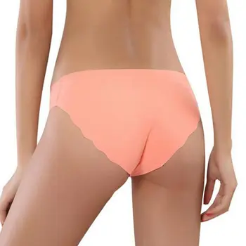 

Lynmiss Hot Sale Cotton Fashion Panties Women Comfortable Non-inductive Ultra-thin Low-Rise Butt Lift Up Women Seamless Panties