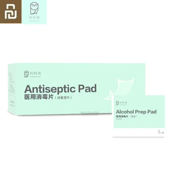 

Youpin Portable Medical Alcohol Disinfection Tablet Alcohol Pad Swab Wipe Skin Antibacterial for Clean Home makeup Outside